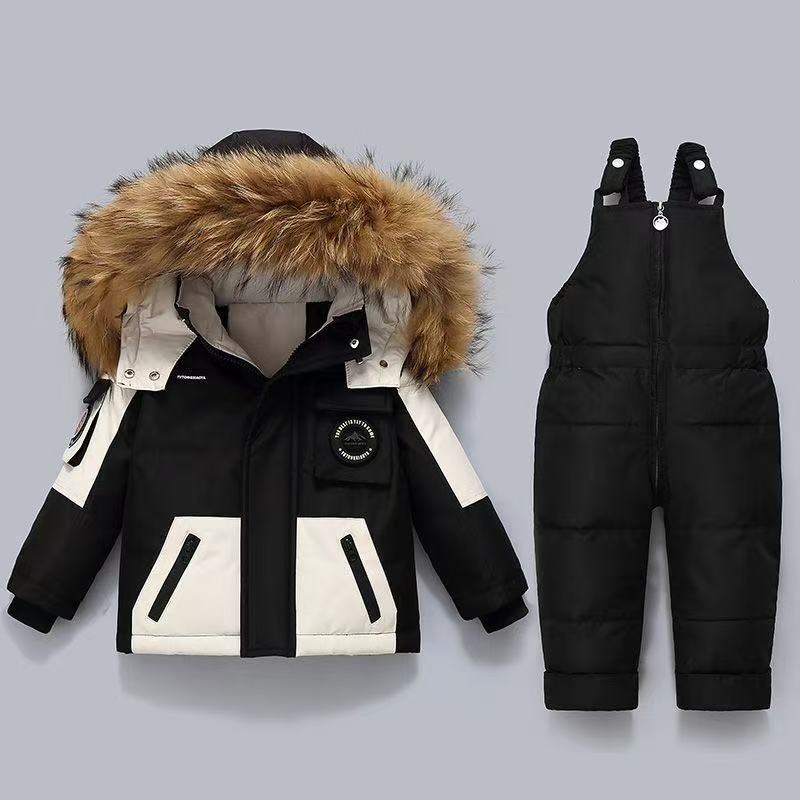Baby Clothing Zipper - Зимний детский пуховик 2026, термокомплект, детские
