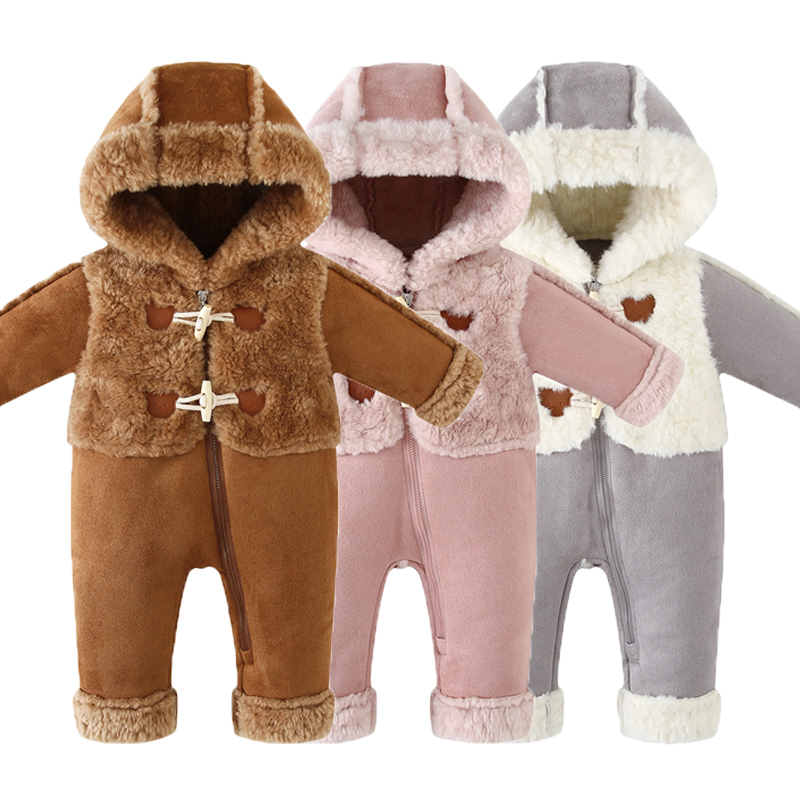 Baby Clothing Zipper - Комбинезон для новорожденных, осенне-зимний детский комбинезон