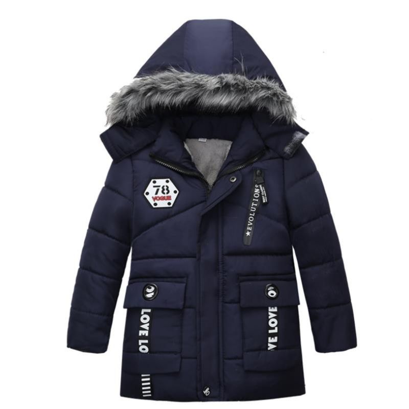 Baby Clothing Zipper - Детская зимняя куртка хлопковая одежда с