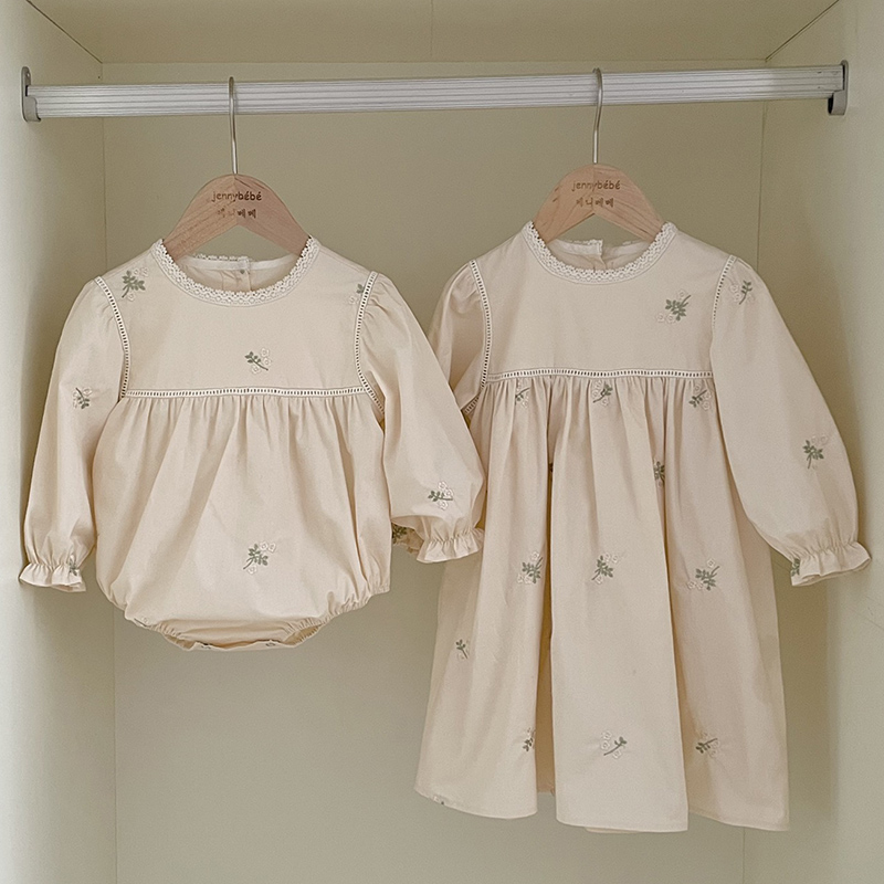 Baby Clothing Onesies - Одинаковое платье для сестры, наряд, одежда