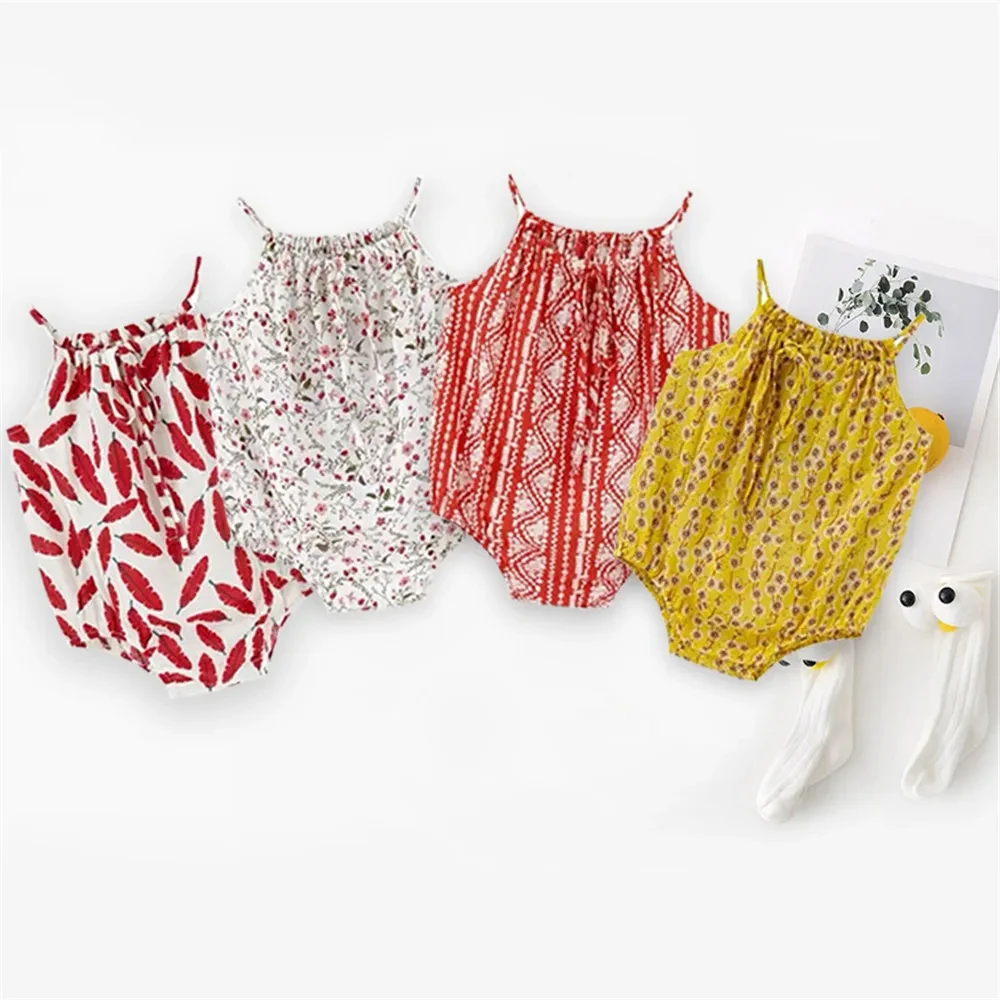 Baby Clothing Online - Летние детские комбинезоны для девочек свободного