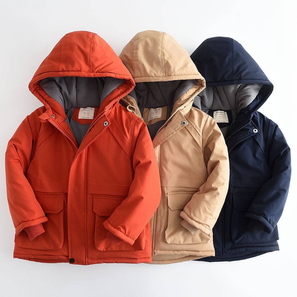 Baby Clothing Zipper - Зимняя хлопковая куртка для мальчиков, новинка