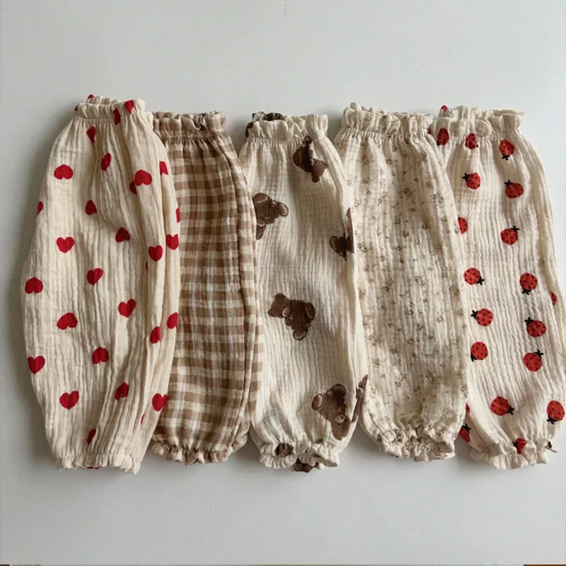 Baby Clothing Organic - Мягкие муслиновые штаны-капри из органического хлопка