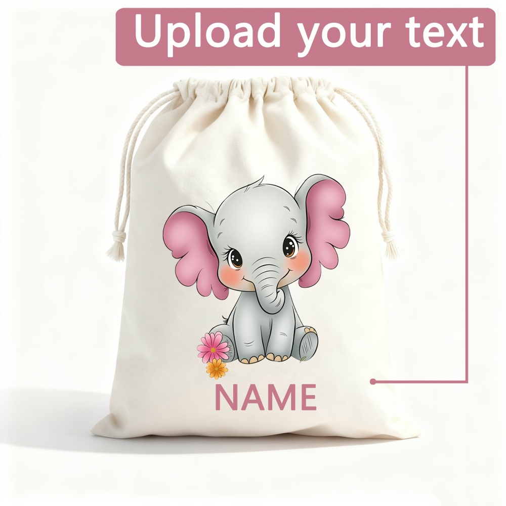 Мешочек на шнурке с индивидуал – обзор и цена Baby Clothing Elephant