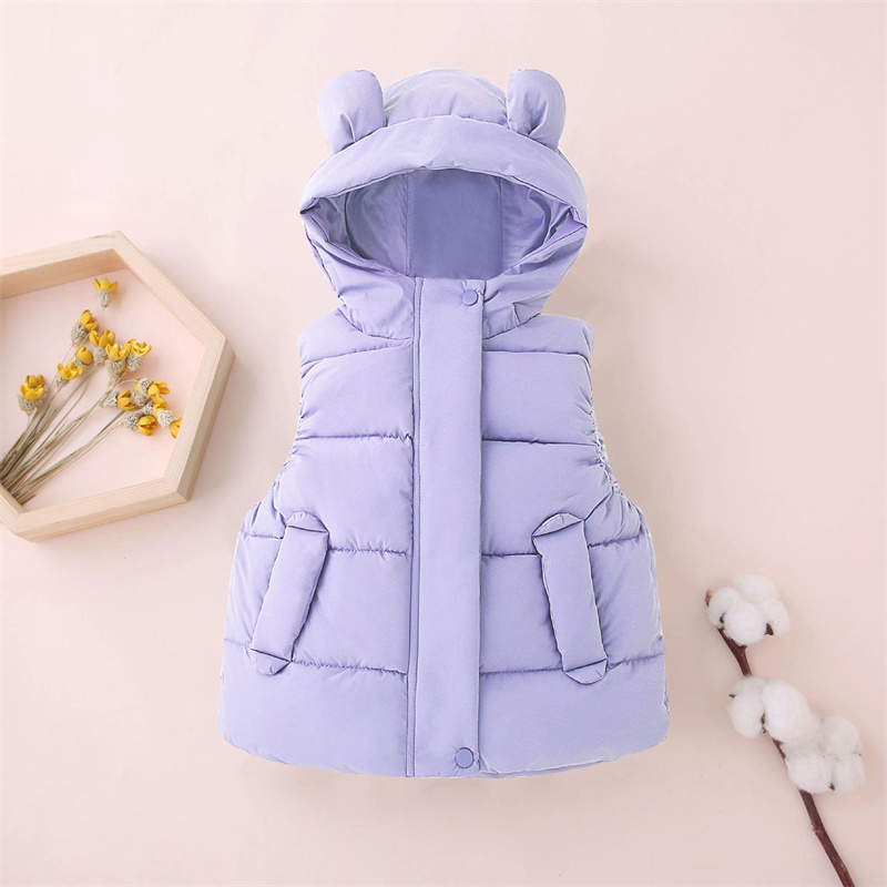 Модные теплые пуховые Жилеты с – обзор и цена Baby Clothing Zipper