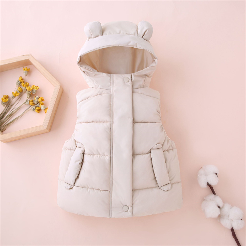 Модные теплые пуховые Жилеты с – обзор и цена Baby Clothing Zipper