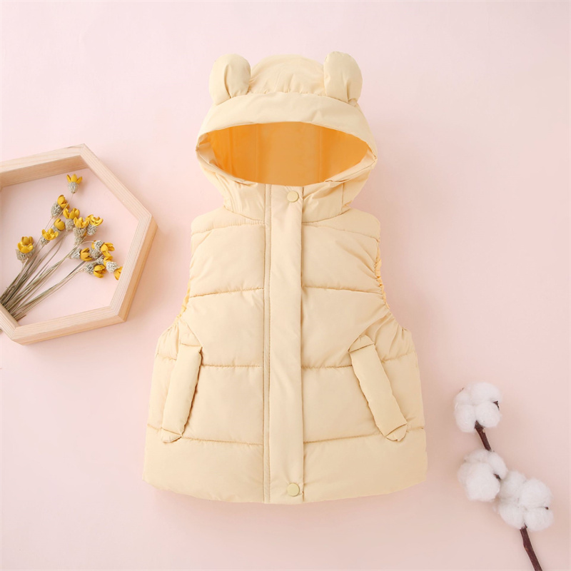 Модные теплые пуховые Жилеты с – обзор и цена Baby Clothing Zipper