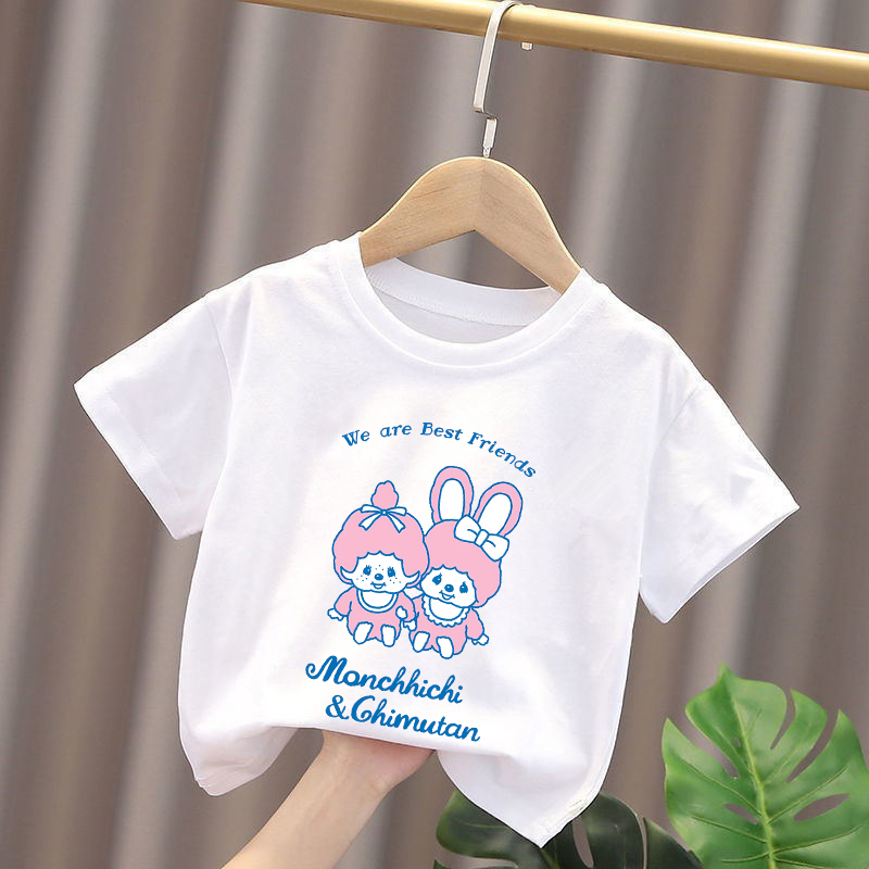 Детские футболки Monchhichi с  – обзор и цена Baby Clothing For Girls