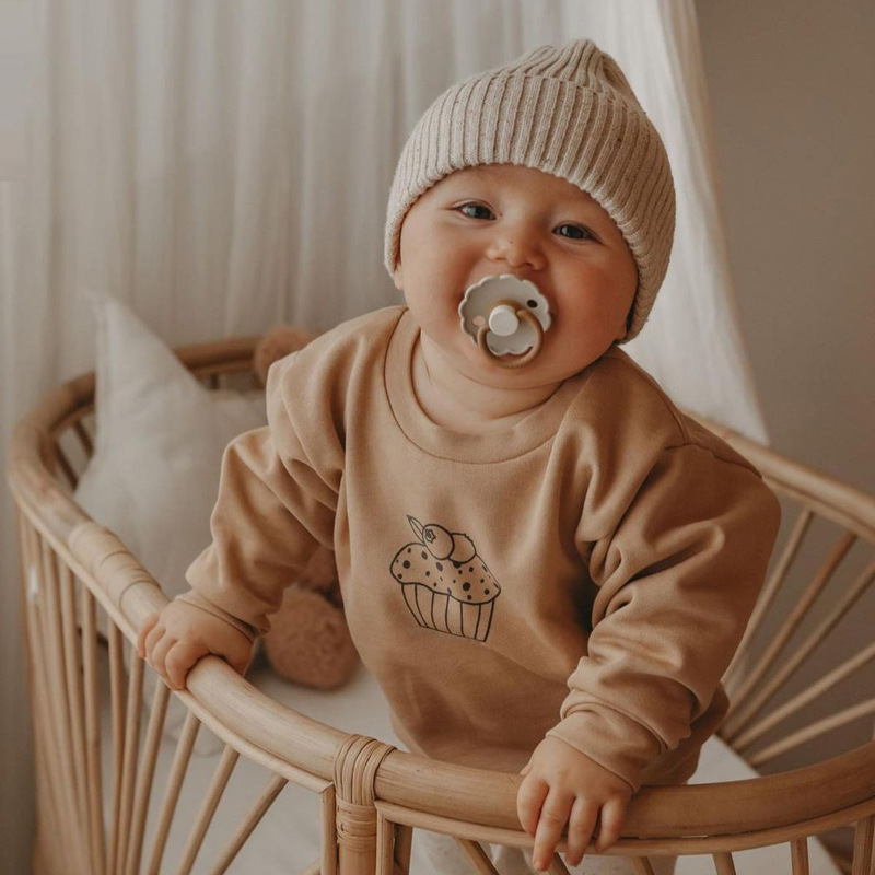 Детский Хлопковый пуловер с дл – обзор и цена Baby Clothing Organic