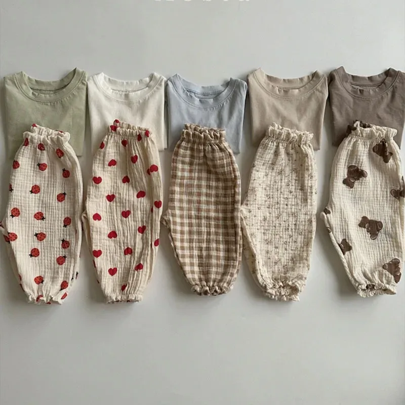 Мягкие муслиновые штаны-капри  – обзор и цена Baby Clothing Organic